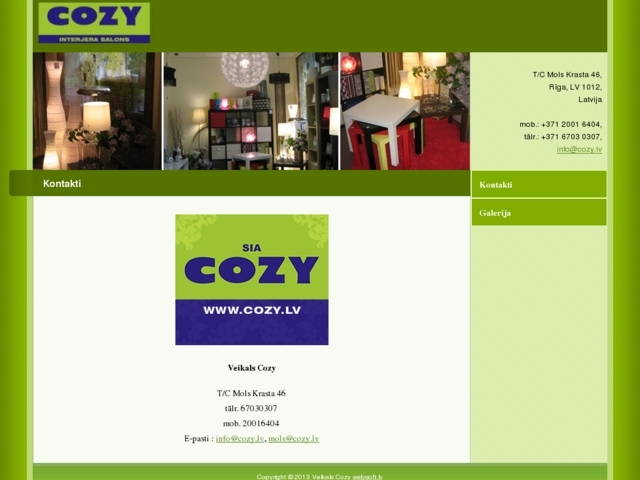 Cozy, SIA